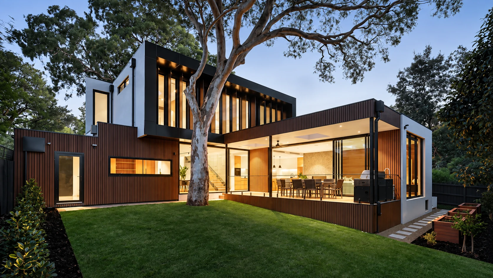 The Oak Residence completed exterior